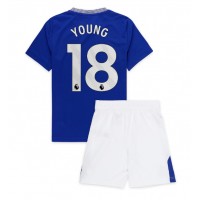 Maglie da calcio Everton Ashley Young #18 Prima Maglia Bambino 2024-25 Manica Corta (+ Pantaloni corti)